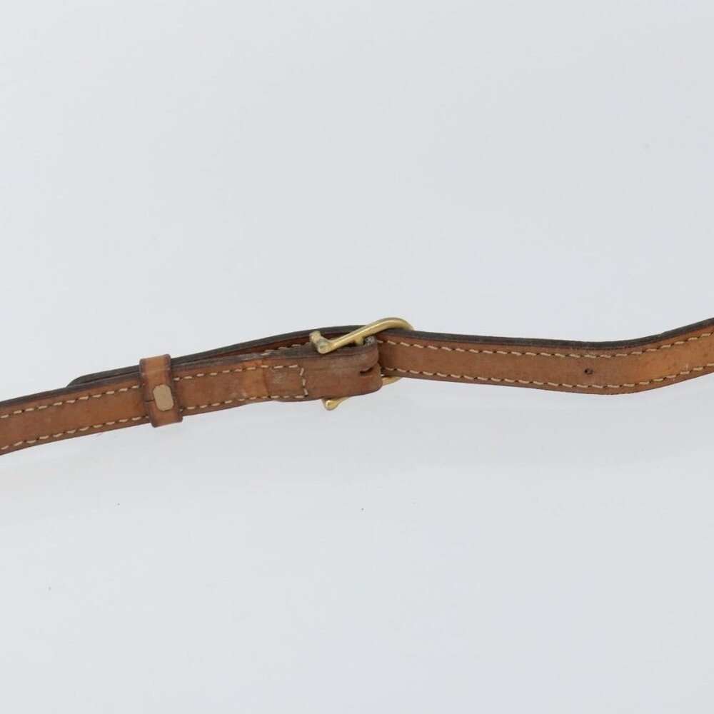 Authentic CELINE Macadam Canvas Shoulder Bag PVC Beige Gold - Picture 15 of 16